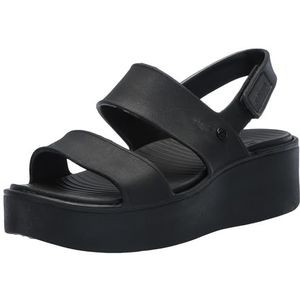 Skechers Foamies Arch Fit Up Beat-Sunrise sandalen met sleehak, zwart, 40 EU, zwart, 40 EU
