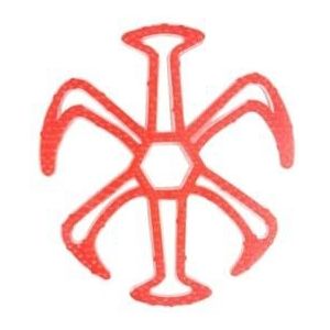 Flexibele helm binnenvoering van siliconen, zachte, ademende helmvoering, veiligheidshelmvulling, MTB-racefiets, motoraccessoires(Orange)