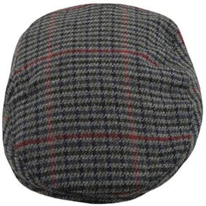 Sokken Uwear Unisex Tweed Country Style Flat Cap Hat, Grijs Blauw Rood, L-XL