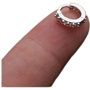 Neuspiercing 1pc Rvs Septum Clicker Hoop Ring Neus Ring Piercing Sieraden Helixpiercing (Size : Antique Bronze Plated)