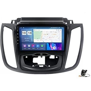 Autoradio Android 14 Dubbel-Din Radio voor F-ord C-Max Kuga Escape 3 2012-2019 GPS Navigatie 9"" Touch Screen MP5 Multimedia Speler Video-ontvanger met WiFi 4G/5G DSP Carplay,M100s