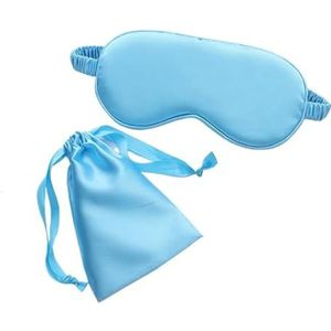Zijde slaapmasker, Zijden slaapmaskers for de ogen, zuivere zijde, dubbelzijdige schaduw, slaapmasker for de ogen, ooglapje(With a Bag-05)