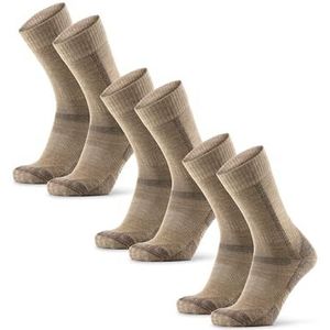 DANISH ENDURANCE - Wandelsokken - Beige - Merino Wollen - 3 Paar - Unisex