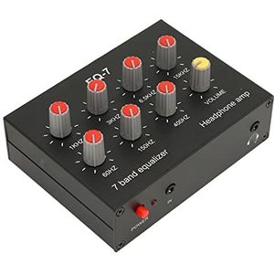 7 Band Auto Audio Grafische Equalizer Geluid Equalizer Uitgang Ingang 12dB Hoge Bas Aanpassing Dual Channel Digitale Equalizer