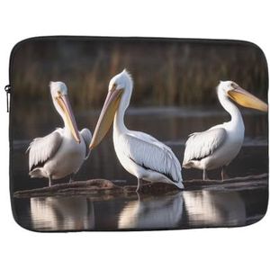 Laptophoes 10-17 inch laptophoes drie pelikanen laptophoezen voor dames en heren, schokbestendige laptophoes