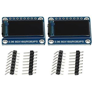 Janasiba 2X IPS 0.96 8 Pin SPI Hd 65K full colour Tft Module St7735 drive Ic 80 x 160 LCD Display 3.3 V SPI-interface