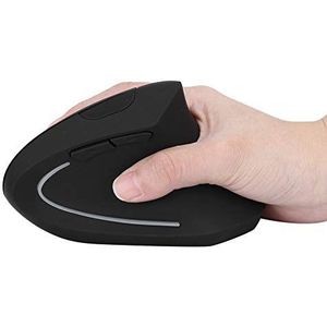 Verticale muis, draadloze ergonomische verticale muis Kleurrijke rechtopstaande kantoorcomputermuis met ontvanger