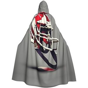 Odddot Polyester Fiber Hooded Kostuum Voor Halloween, Mannen - Gemakkelijk Te Wassen En Duurzaam Mantel Kostuum American Football