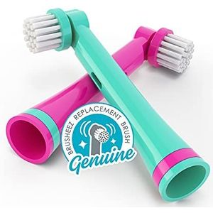 Brusheez® Elektronische tandenborstel vervangende borstelkoppen 2 Pack (Prancy The Pony)