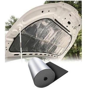 Zelfklevende thermische isolatiekatoen, geluidsdempende mat for auto, serre, dak, buis, muren, aluminiumfolie hitteschild, 5/10/15/20/25/30 mm(1*5m/3.2*16.4ft,10MM(THK))