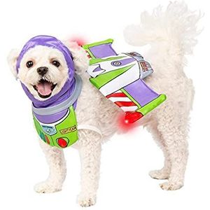 Rubie's unisex volwassen Buzz Lightyear huisdier kostuum accessoire set, Buzz Lightyear, klein medium