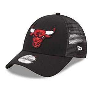 New Era Chicago Bulls NBA Home Field Black 9Forty Kids A-Frame Adjustable Trucker Cap - Child