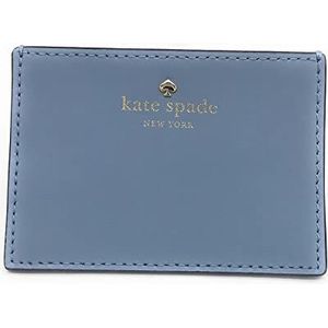 Kate Spade New York Ivy Street Graham Leather Card Case in Gift Box (Cloud Cover Blue), Blauw