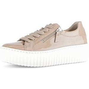 Gabor Lage sneakers voor dames, Beige 92, 40.5 EU