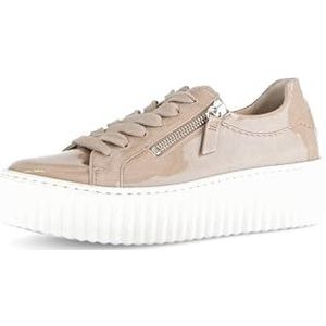 Gabor Lage sneakers voor dames, Beige 92, 44 EU