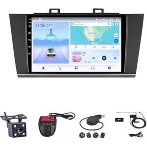 9 Inch Autoradio Voor Subaru Outback 5 Legacy 2014-2017 Carplay Android Navigatie GPS Bluetooth Multimedia Speler Smart Automotive Systeem(4G+WIFI 2G+32G)