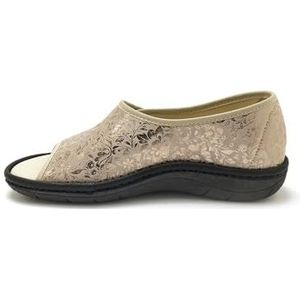 Pediconfort - Elastische Derbies met klittenbandsluiting - dames, Beige, 35 EU