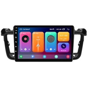 Android 14 2 Din Autoradio voor Peugeot 508 2011-2018 - Steun Carplay Android Auto DSP-9"" Touchscreen Auto Stereo Met Stuurwielbediening WIFI 4G Bluetooth Split-Screen(P2 WIFI 4-Core 1G+32G)