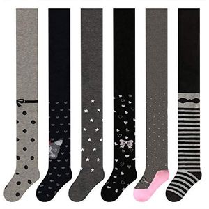 Libella 6 panty's voor kinderen, baby, jongens, panty's voor kinderen, jongens, meerkleurig 27243, 6 stuks-27242, 122/128 cm