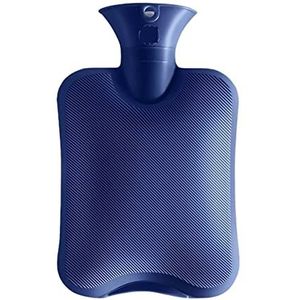 Warmwaterkruik Warmwaterzak Warmwaterfles Voor Bed, Warmwaterzak Voor Hand En Voeten Warmer, Warm En Koud Kompres Kruik Warm Winter (Color : Blu, Size : 2000ml)