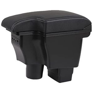 Auto Armsteun Opbergdoos Armsteun Doos Retrofit Auto Armsteun Opbergdoos Auto Accessoires Opladen USB Voor Mazda CX-3 Voor Mazda 2 Skyactiv Versie Armsteun Opbergdoos(A3)