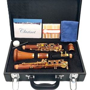 Klarinet C-sleutels Redwood Klarnet Vergulde Beginnende student klarinet