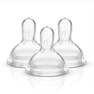 Medela Slow Flow Wide Base Tepel, 3pk