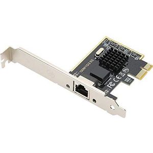 TXA073 2.5G netwerkkaart, PCI-E Gigabit Ethernet Gaming 10/100/1000M/2.5Gbps met RJ45-poort Computerbenodigdheden voor gamers/thuis- en kantoorgebruikers