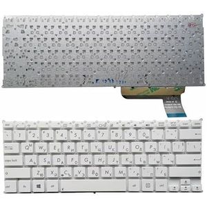 US/RU/UK/BR/SP/FR/Engels toetsenbord voor ASUS voor X201 X202 X201E TP200S S200 S200E x202e Q200 Q200E X205T X205TA laptoptoetsenbord(Silver)
