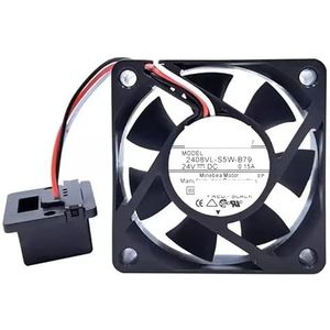Cooler Fan for NMB A90L-0001-0576 2408VL-S5W-B79 24V 0.15A Fanuc System Cooling 6020 60x60x20mm(Fanuc 3-wire)