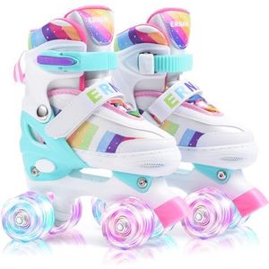 Kinderschoenen met Wieltjes en LED Verlichting, Intrekbare Rolschaatsen