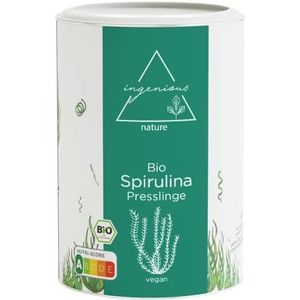ingenious nature® Biologische Spirulina persen - 1000 persen per 500 mg - zonder toevoegingen (500 g)