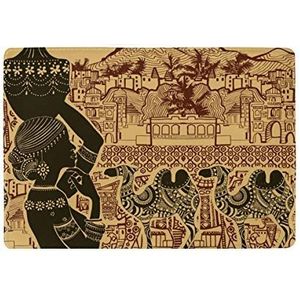 Jeansame Paspoort Cover Houder Case Protector Leer voor Mannen Vrouwen Kid Jongen Meisje Vintage Etnische Boheemse Vrouwen Lotus Camel