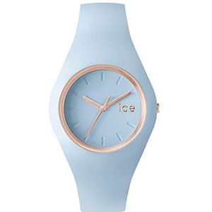 Ice-Watch - ICE glam pastel Lotus - Dames blauw horloge met siliconen band - 001063 (Small)