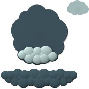 Muismat Cloud Mouse Pad Gradient Toetsenbord Pols Rust Computer Pols Pad Creatieve Bureau Pad Antislip Memory Foam Palm Rest(Set 15)