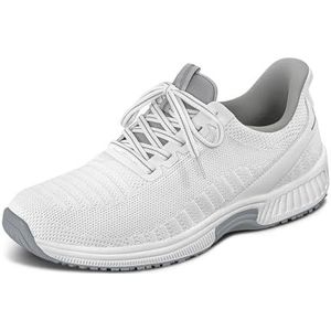Orthofeet Women's Orthopedic Knit Kita Hands-Free Sneakers, White, Size 36 Weit