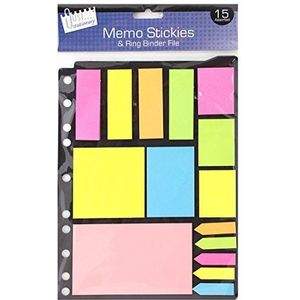 Just stationery Memo Stickies op Ring Binder Mount