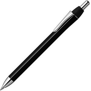 10 stks Zebra BA92 Fortia 0.5mm Mini Balpen (Bulk Pack) - Zwart vat (zwarte inkt)