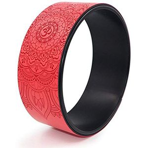 pilatesring， Massage Rugtraining Fitness Gym Thuisoefeningen Yoga Accessoires Workout Roller Pilates Apparatuur(Red)