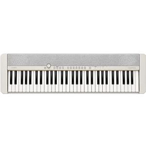 Casio CT-S1WE CASIOTONE Piano-toetsenbord met 61 aanslaggevoelige toetsen, wit