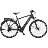 Fischer Viator 6.0i Elektrische fiets voor heren, RH 50 cm, middenmotor 90 Nm, 36 V accu in frame, grafiet metallic mat, 28 inch