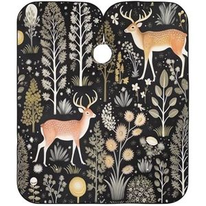 Kapperscape Cartoon Hert Haarknipper Geschikt Haar Salon Cape Verstelbare Kapmantel Voor Huishouden Kapsel Volwassenen 140 x 168 cm