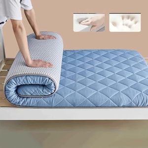 Natuurlijke latex matras, ademend en super zacht opvouwbaar tatami-matras 5 cm dik geschikt voor enkele en dubbele slaapkamer kinderen (kleur: F, maat: 80 x 190 cm)