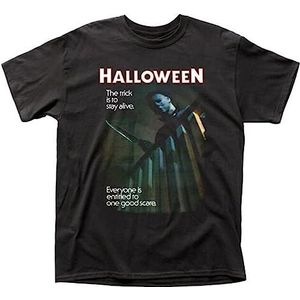 Halloween One Good Scare T-Shirt Michael Myers Tee Black T-shirts & overhemden(3X-Large)