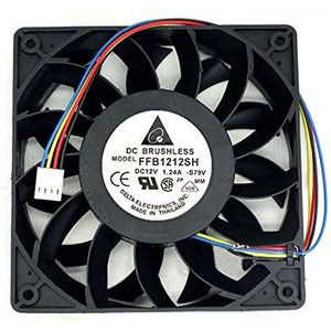 FFB1212SH 12025 DC12V 1.24A 12CM violent high speed air volume fan