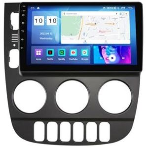 9 inch touch screen multimedia speler bluetooth autoradio voor Ml 350 (W163) 2001-2005 Android 12.0 Car Stereo gebouwd carautoplay ondersteuning stuurwielbediening wifi 4g gps navigatie (Size : 4+WIF