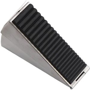 Deurstopwiggen, Zware deurstopper met verstelbare veerbelaste wig(Sliver)