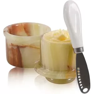 Eslite 6-delige 18/10 roestvrijstalen ronde borden, dinerbord, 9-inch