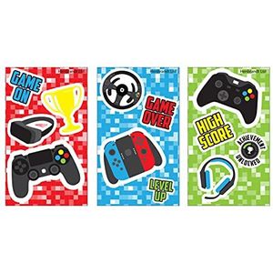Anilas Complete Gamer Thema 10 Party Bag Fillers & Party Favors - 10 Diverse Mini Gamer Notebooks. (Ideaal voor kinderen van 3-8 jaar)