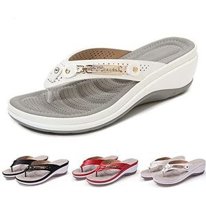 Orthopedische Sandalen - Beige - Dames - Met Steunzool - Voor Platvoeten